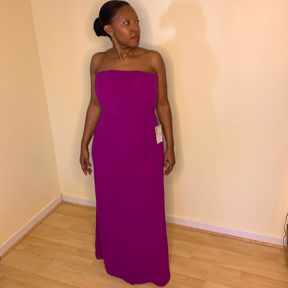 Plum Bridesmaid dress